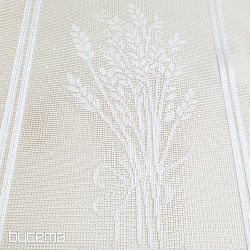 Cortina jacquard para vidrieras LAVANDA
