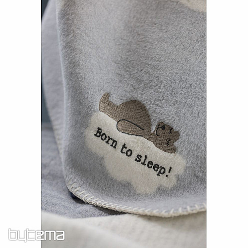 Manta infantil de algodón DF Born to sleep