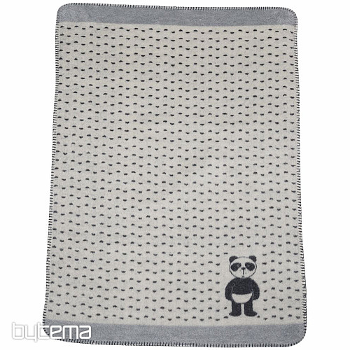 Manta infantil de algodón DF PANDA para la cuna