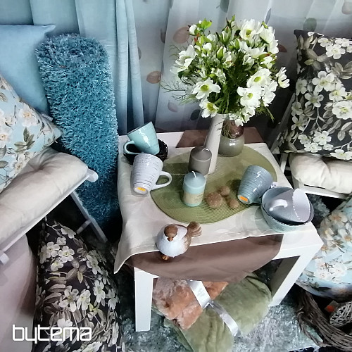 Tela decorativa LEIRE turquesa