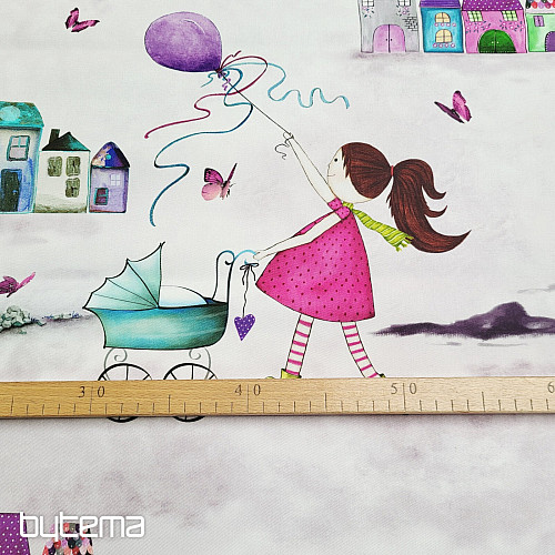 Tela decorativa infantil BAMBINA