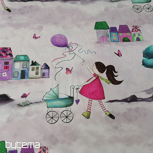Tela decorativa infantil BAMBINA
