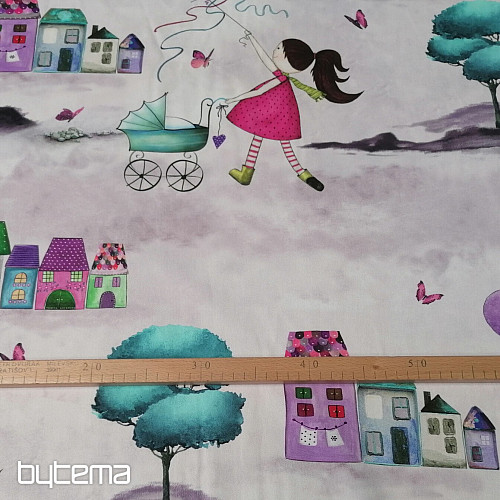 Tela decorativa infantil BAMBINA