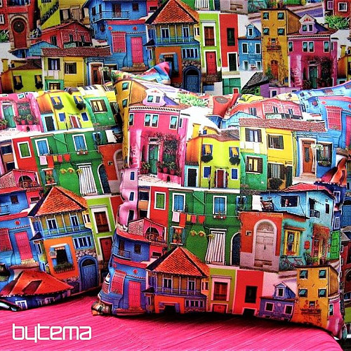 Funda de cojín decorativa CASAS DIGITAL