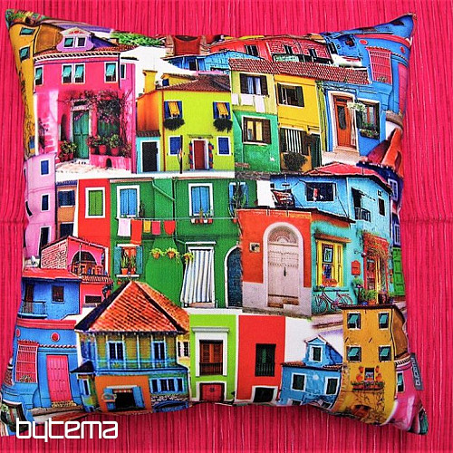 Funda de cojín decorativa CASAS DIGITAL