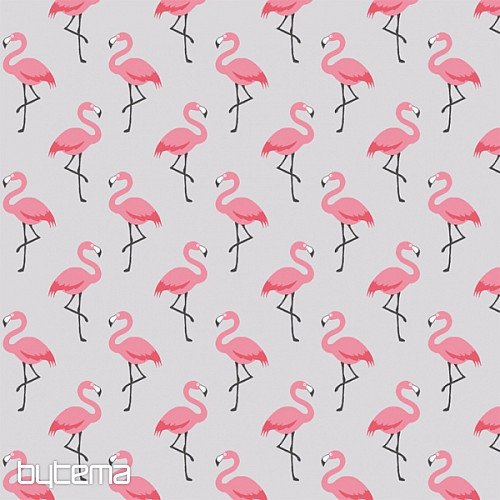 Tela decorativa FLAMINGO gris