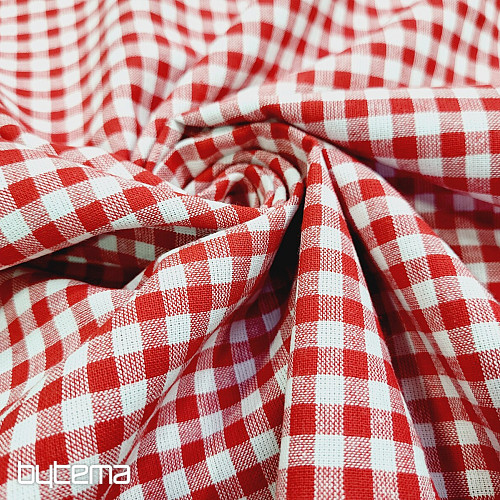 Tela decorativa KANAFAS rojo 0,5x0,5 cm