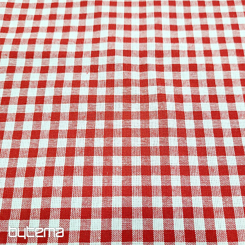 Tela decorativa KANAFAS rojo 0,5x0,5 cm