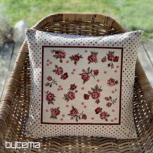 Funda de cojín tapiz ROSAS