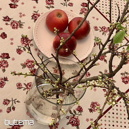 Mantel tapiz y mantón ROSAS
