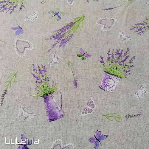 Tela decorativa LAVANDA lila