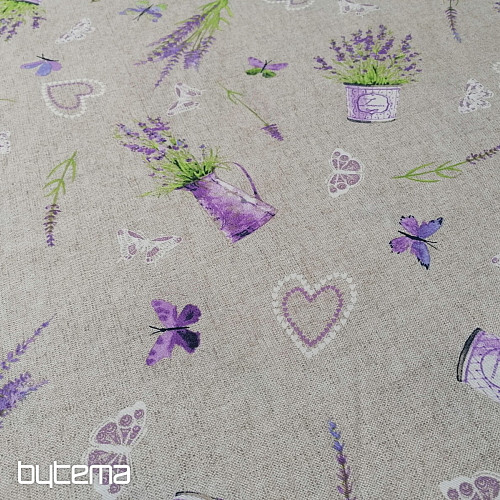 Tela decorativa LAVANDA lila