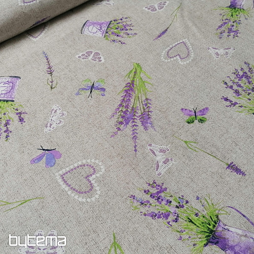 Tela decorativa LAVANDA lila