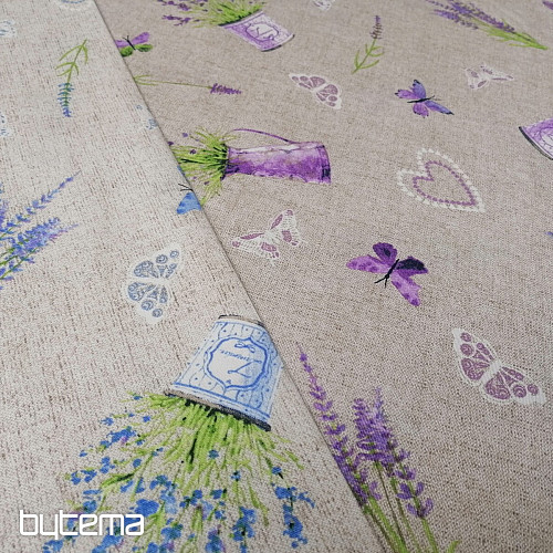Tela decorativa LAVANDA lila