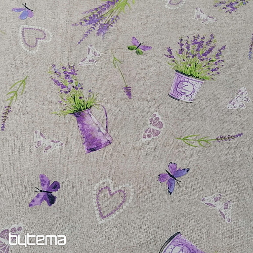 Tela decorativa LAVANDA lila