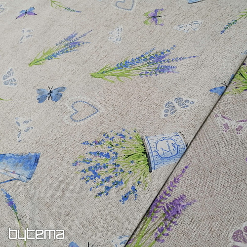Tela decorativa LAVANDA azul