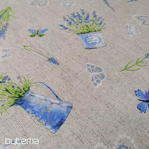 Tela decorativa LAVANDA azul
