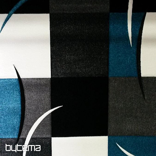 Alfombra pieza moderna MOND MERINO turquesa