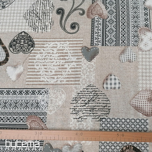 Tela decorativa MAX LOVE gris