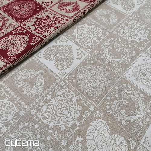 Tela decorativa AMORE BLANCO