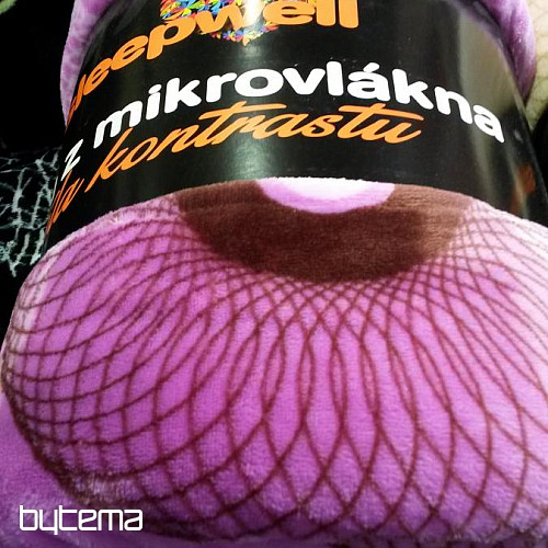 Manta de oveja - burbuja morada