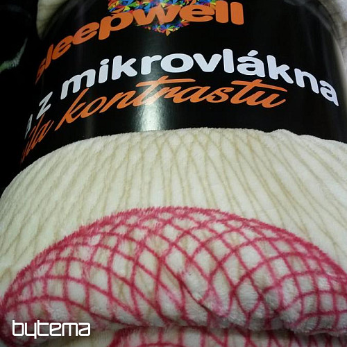 Manta de oveja - crema burbuja