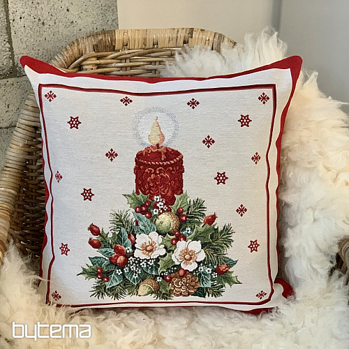 Funda de tapiz navideño VELA DE NAVIDAD