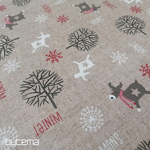 Tela decorativa navideña FROZEN