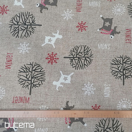 Tela decorativa navideña FROZEN