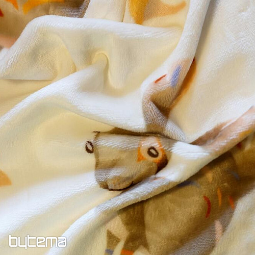 ropa de cama de microfranela Animales en el bosque