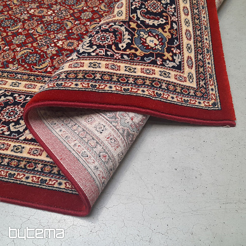 Alfombra clásica de lana ORIENT estampado integral burdeos