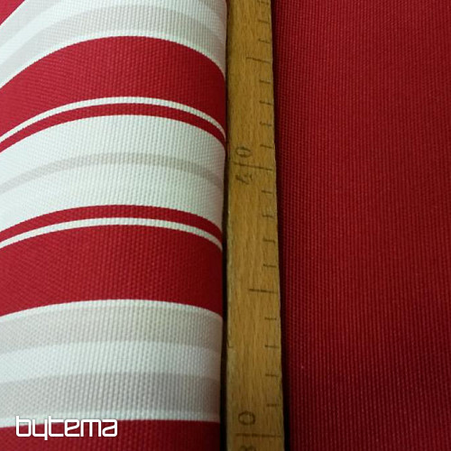 Tela decorativa raya roja