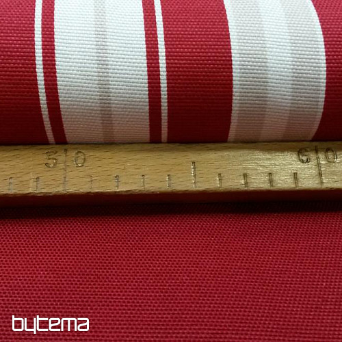 Tela decorativa raya roja