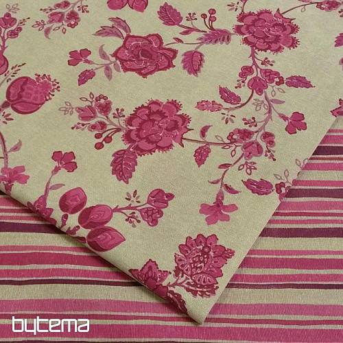 Tela decorativa INDI raya rosa
