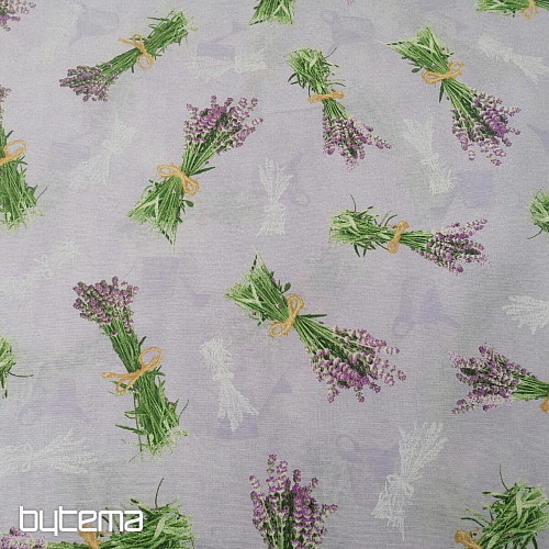 Tela decorativa ramo LAVANDA LILA