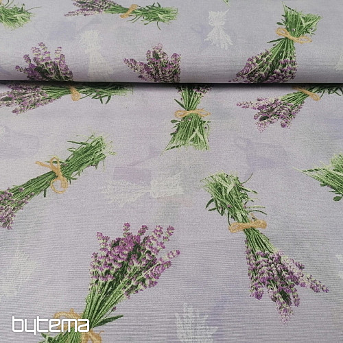 Tela decorativa ramo LAVANDA LILA