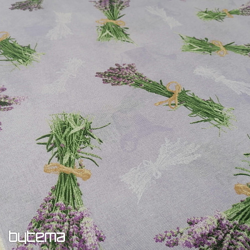 Tela decorativa ramo LAVANDA LILA
