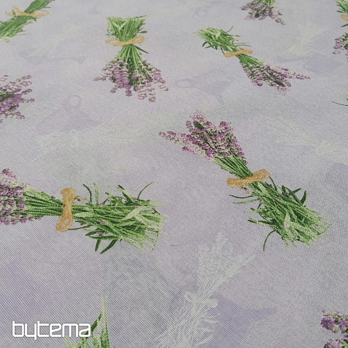 Tela decorativa ramo LAVANDA LILA
