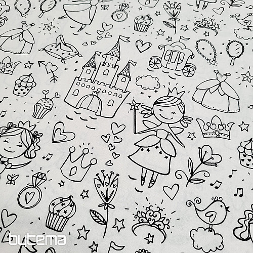 Tela para pintar PRINCESA