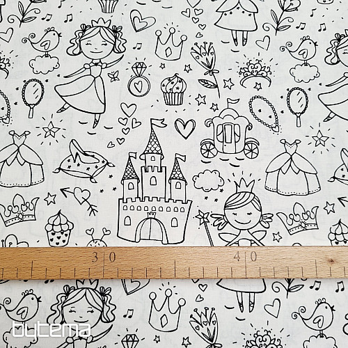 Tela para pintar PRINCESA