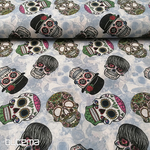 tela decorativa SKULL vudú