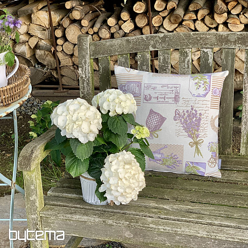 Funda de cojín tapiz decorativo LAVANDA