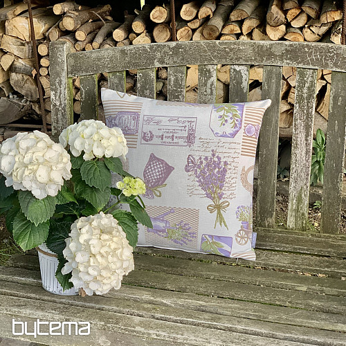 Funda de cojín tapiz decorativo LAVANDA