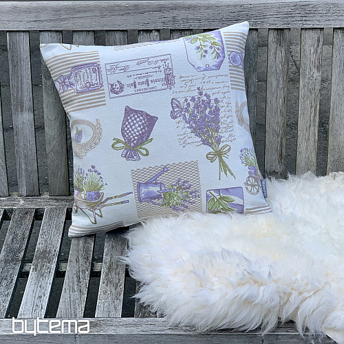 Funda de cojín tapiz decorativo LAVANDA