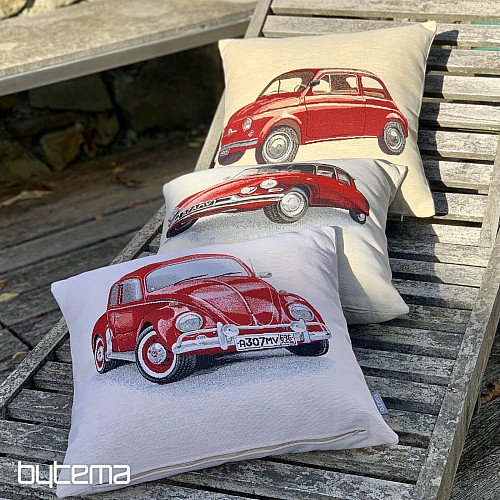 Funda de cojín tapiz VW BEETLE ROJO