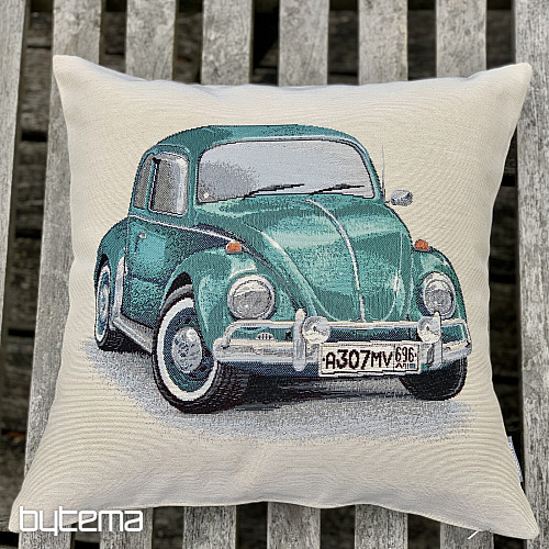 Funda de cojín tapiz VW BEETLE TURQUESA