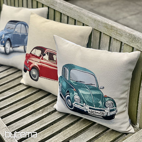 Funda de cojín tapiz VW BEETLE TURQUESA