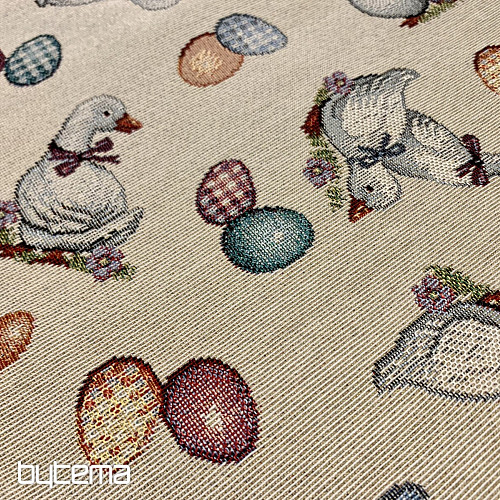 Mesa de Pascua - Gansos blancos