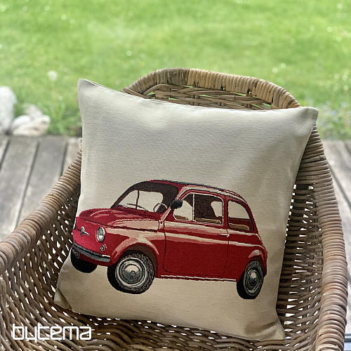 Funda de cojín tapiz FIAT ROJO