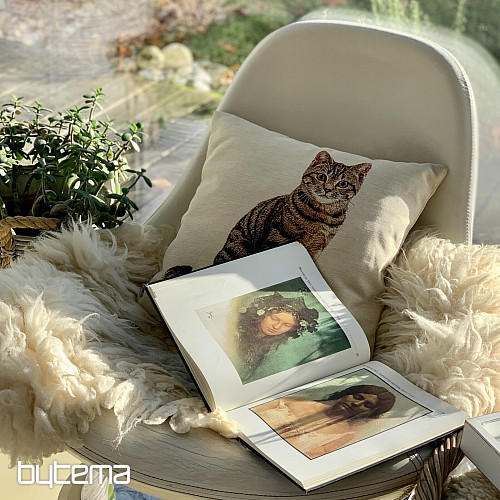 Funda de almohada tapiz CAT MOUREK